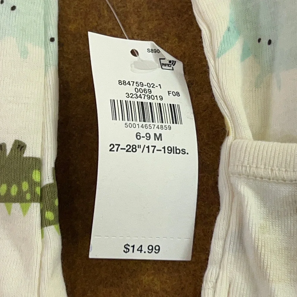 Old Navy Baby 6-12M Multi Animal Hedgehog Cotton Pajama Lot NWT